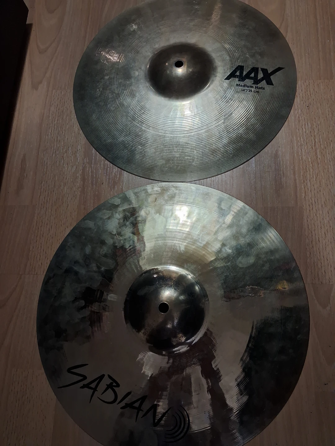 SABIAN 14" AAX MEDIUM HI HAT CYMBALS
