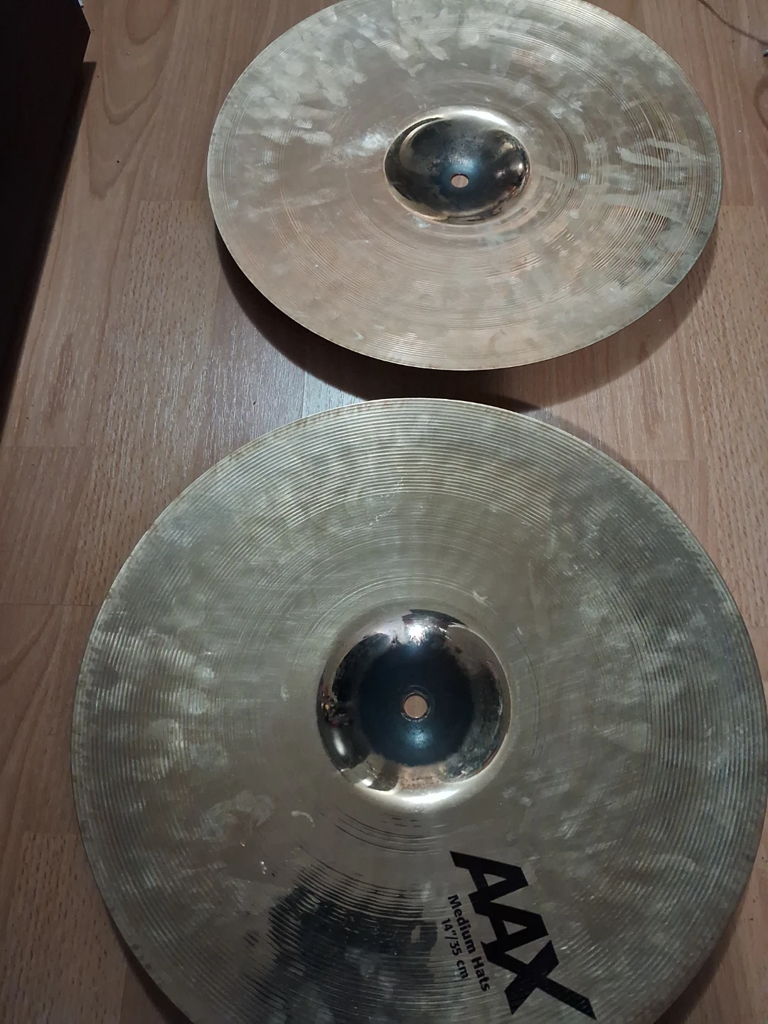 SABIAN 14" AAX MEDIUM HI HAT CYMBALS - photo 2