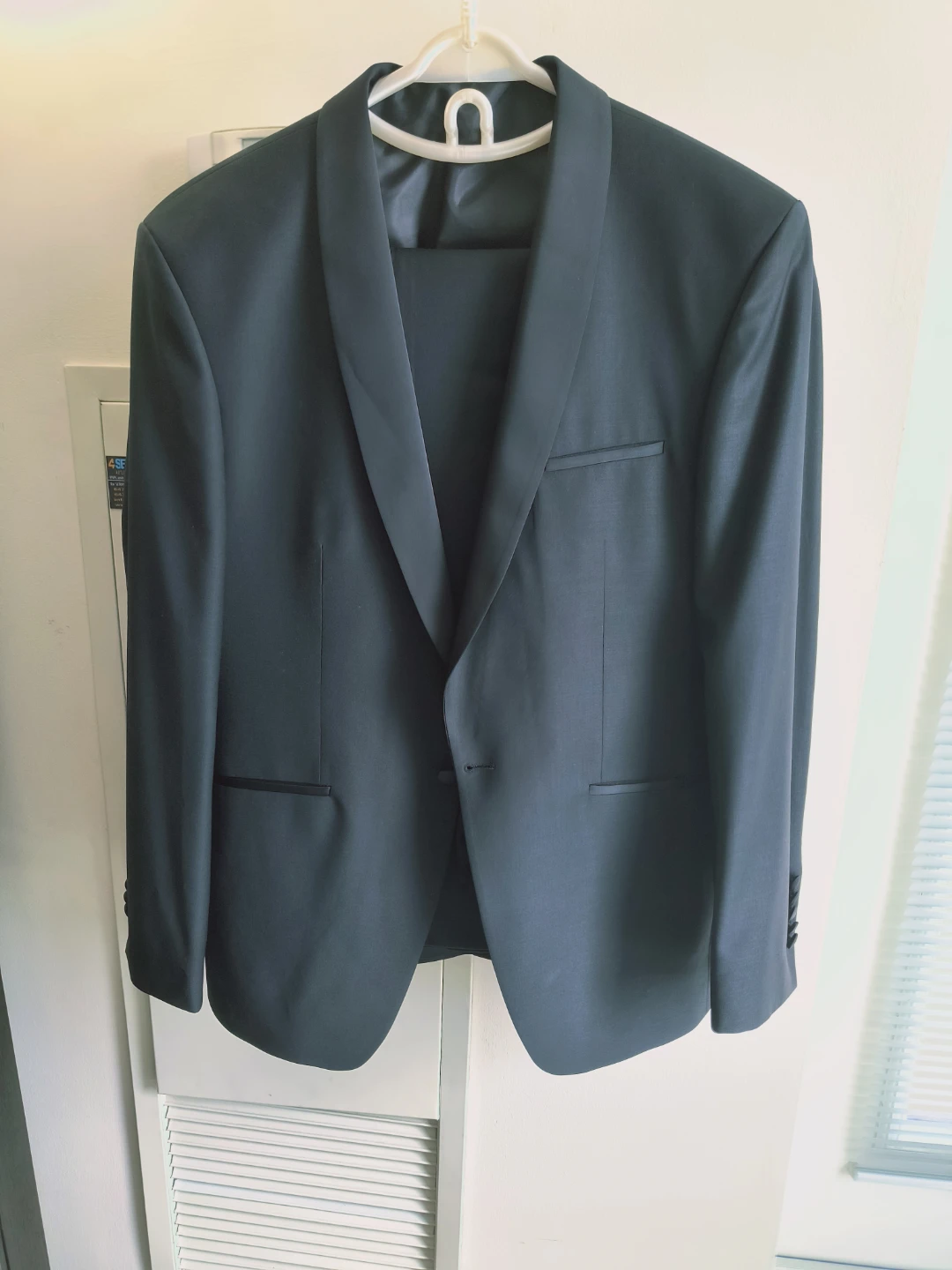 Maxim Black Tuxedo Suit Vest Jacket Pants - photo 4
