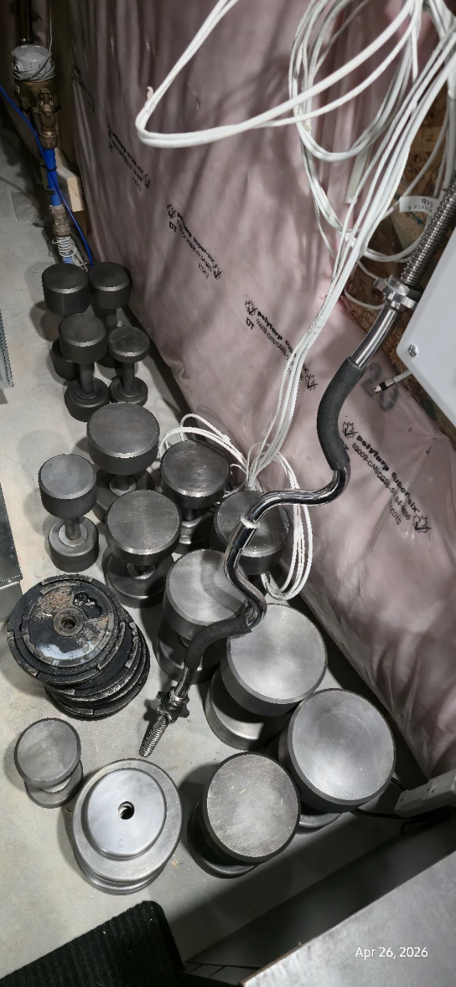 Set of Dumbbells and Barbell Plates - photo 3
