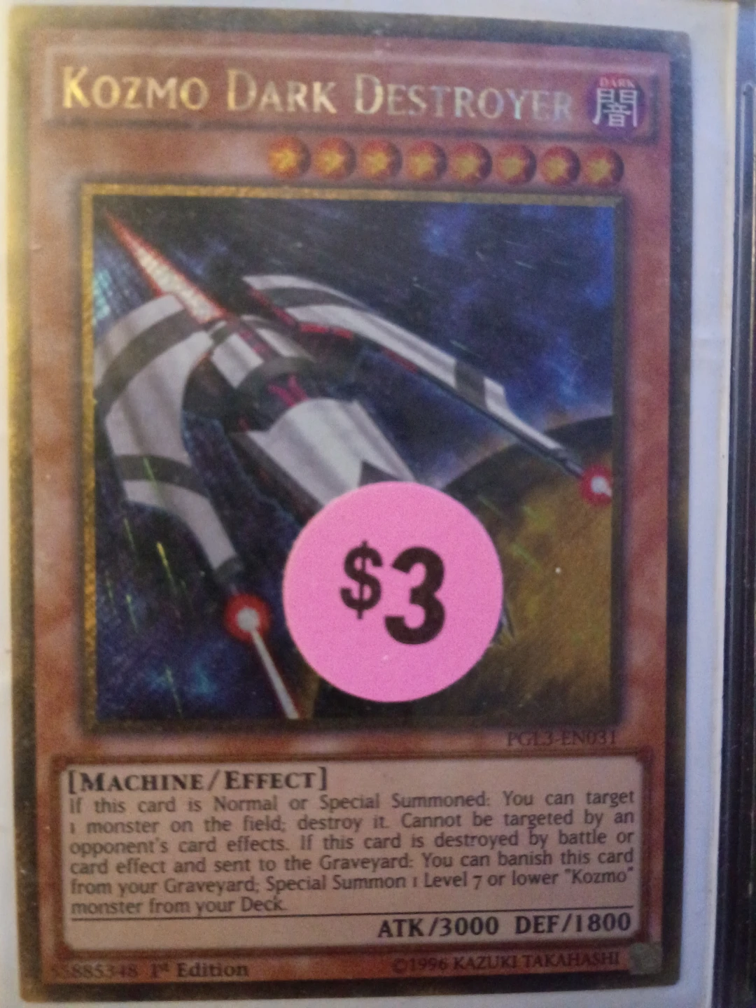 Kozmo Dark Destroyer Yu-Gi-Oh! Card⚽