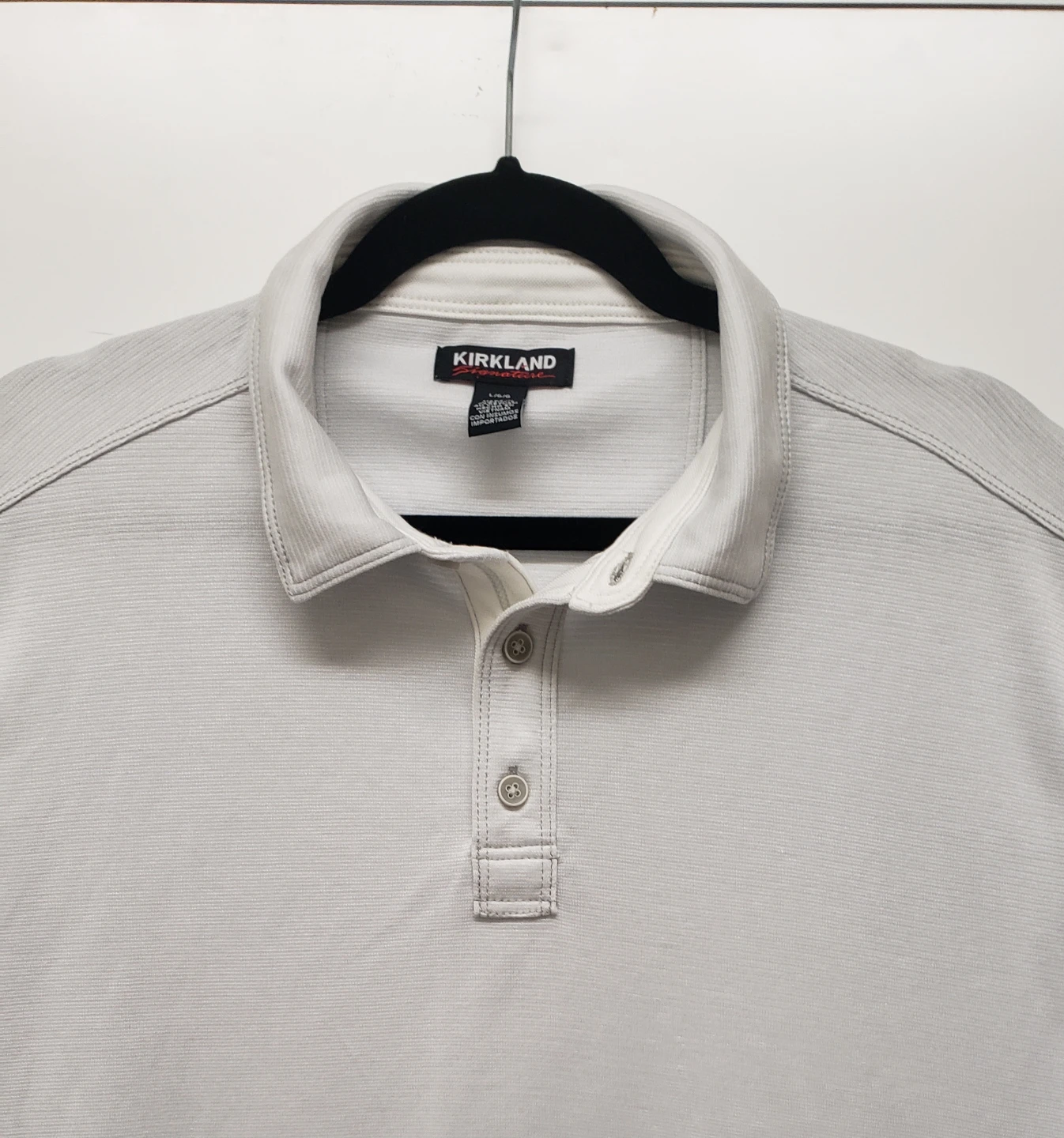 Brand new Mens Kirkland Signature Men's Polo Shirt - Grey - photo 3