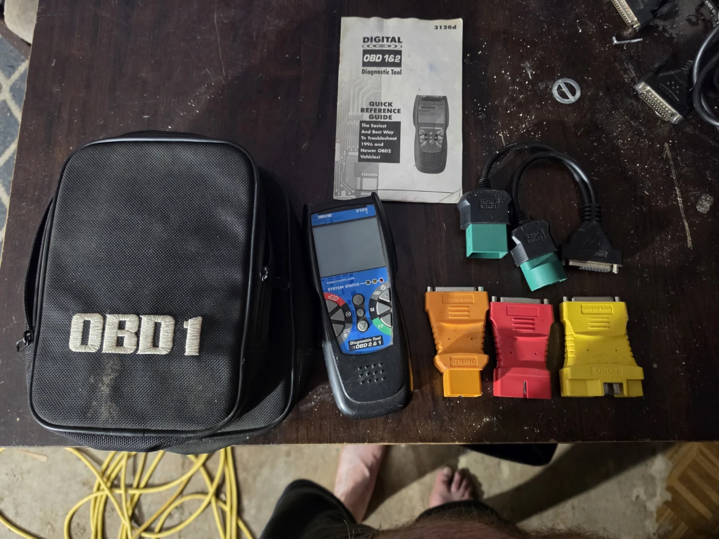 INNOVA 3120 OBD 2 & 1 Diagnostic Tool with Adapters