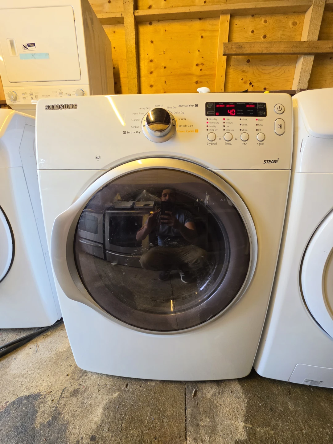 Samsung Front Load Washer & Electric Dryer Set - photo 2