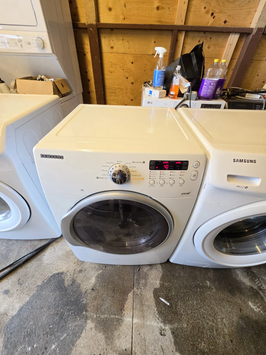 Samsung Front Load Washer & Electric Dryer Set - photo 3