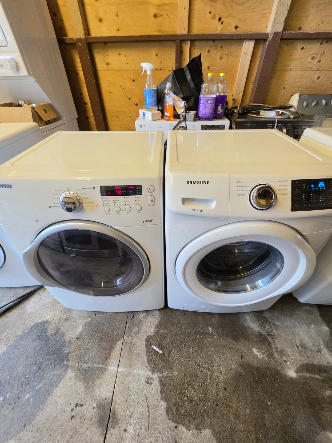 Samsung Front Load Washer & Electric Dryer Set - photo 4