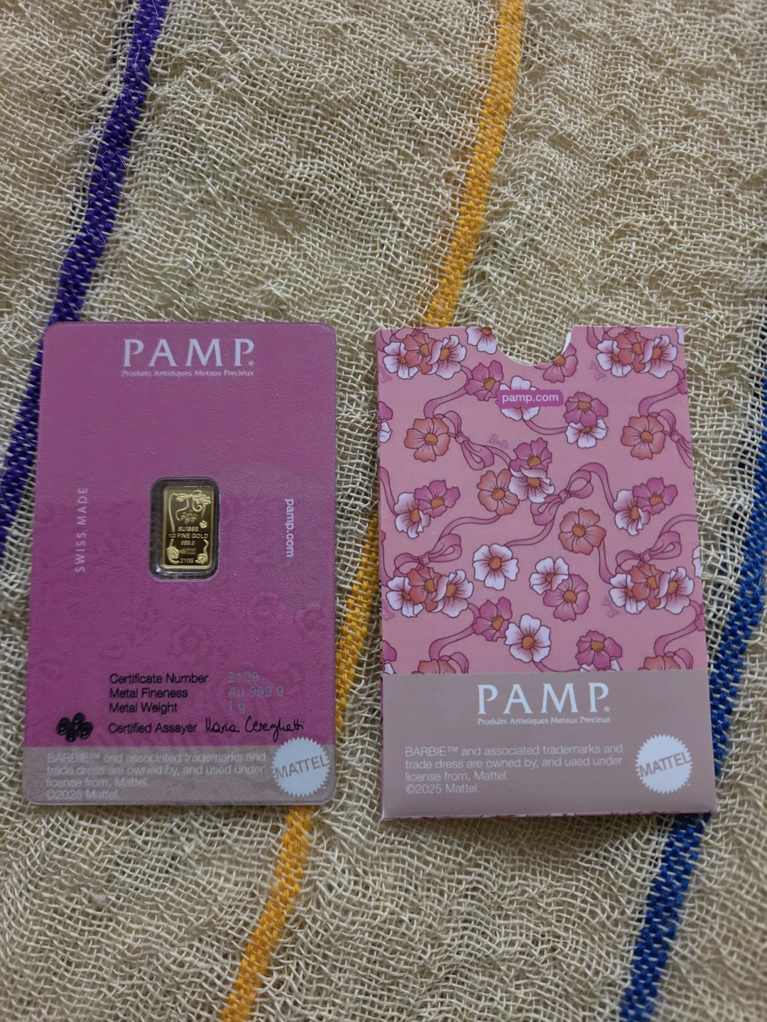 PAMP Barbie Gold Bar - photo 2