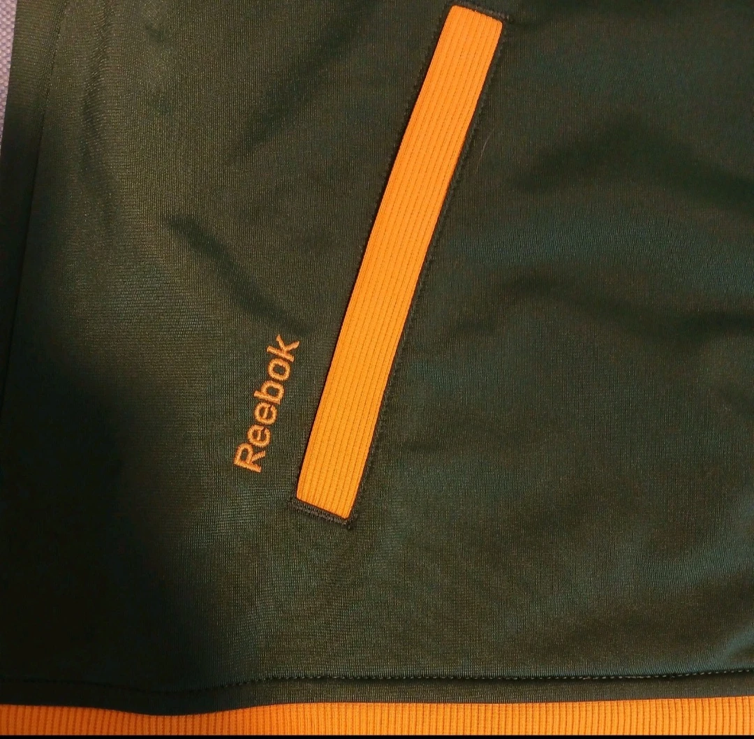 Vintage Reebok CFL Eskimos Women’s Jacket SZ- L Green Gold - photo 3