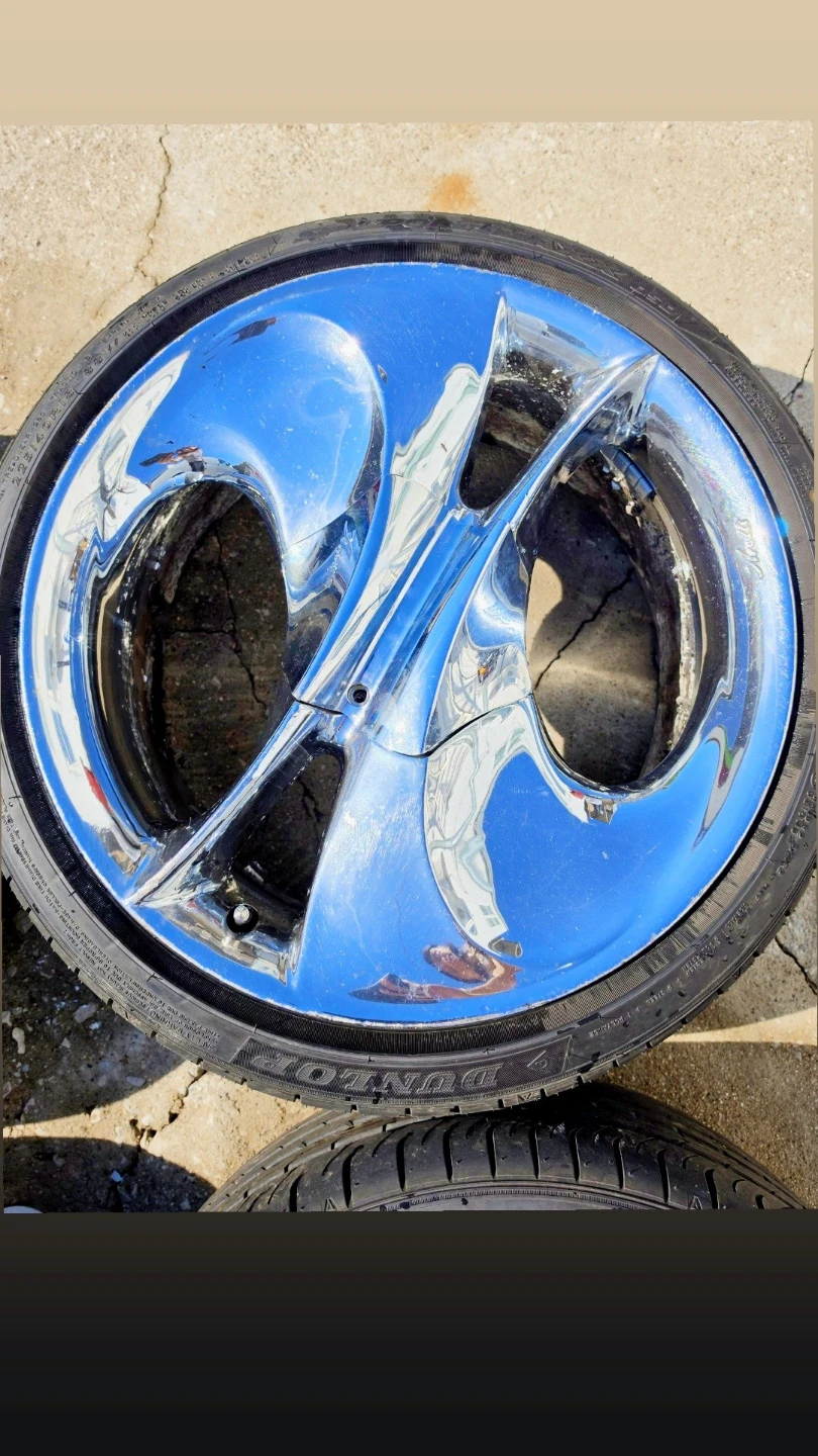 18 inch Arelli Assassyn rims wheels new tires 5x100 5x114.3 - photo 3