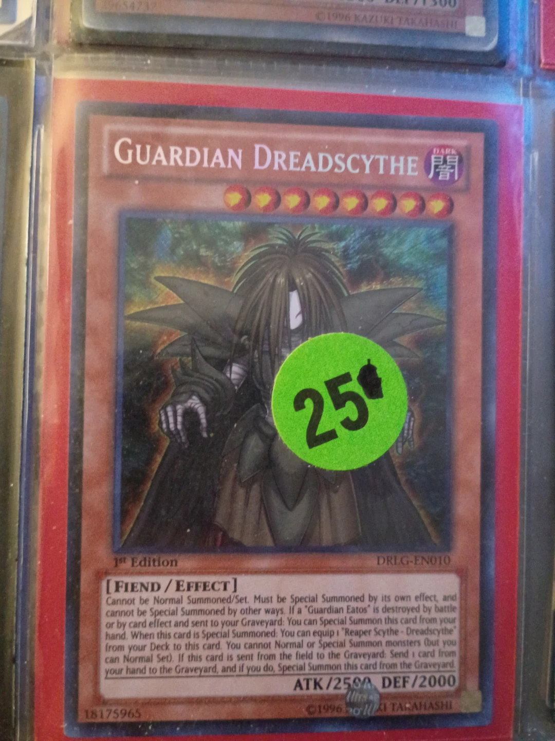 Yu-Gi-Oh! Guardian Dreadscythe DRLG-EN010 Trading ⚽