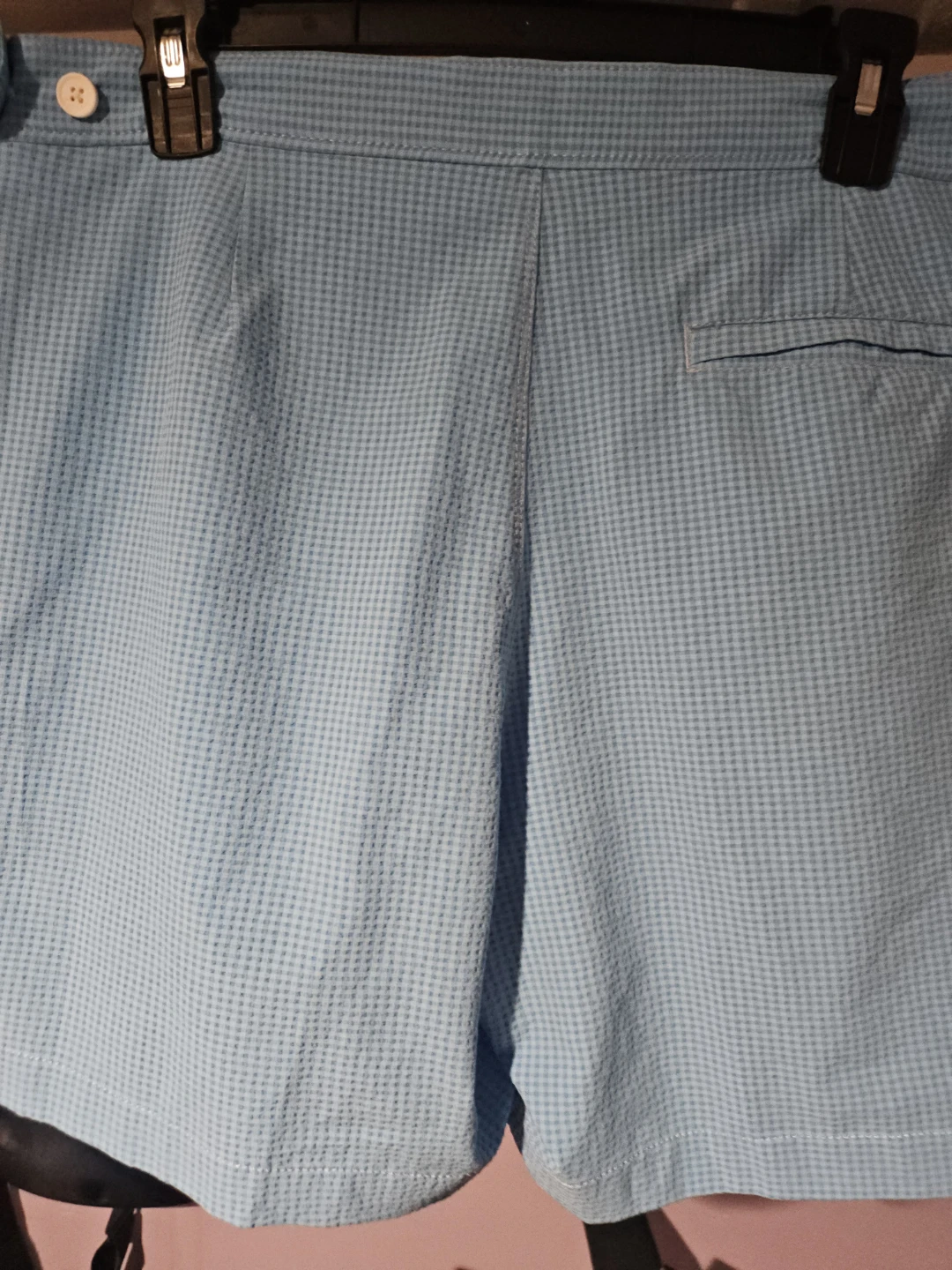 Tommy Bahama Blue Gingham Seersucker Shorts - photo 5