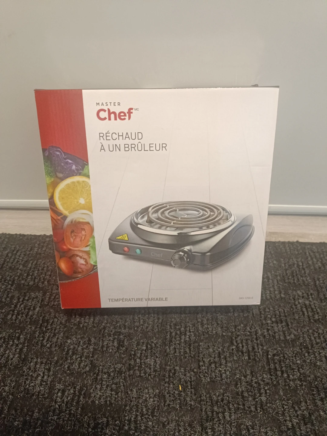 Master Chef Single Burner Portable Electric Stove