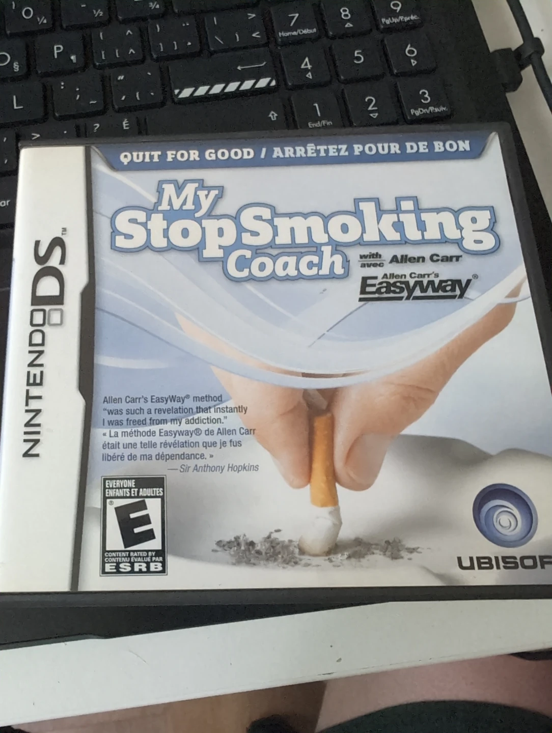 Nintendo DS My Stop Smoking Coach Video Game