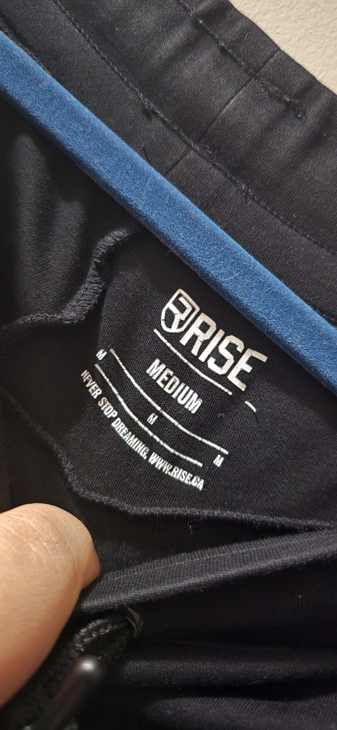 RISE Black Jogger Pants Medium - photo 2