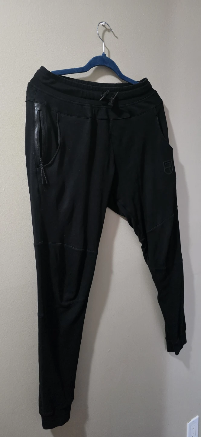 RISE Black Jogger Pants Medium - photo 3