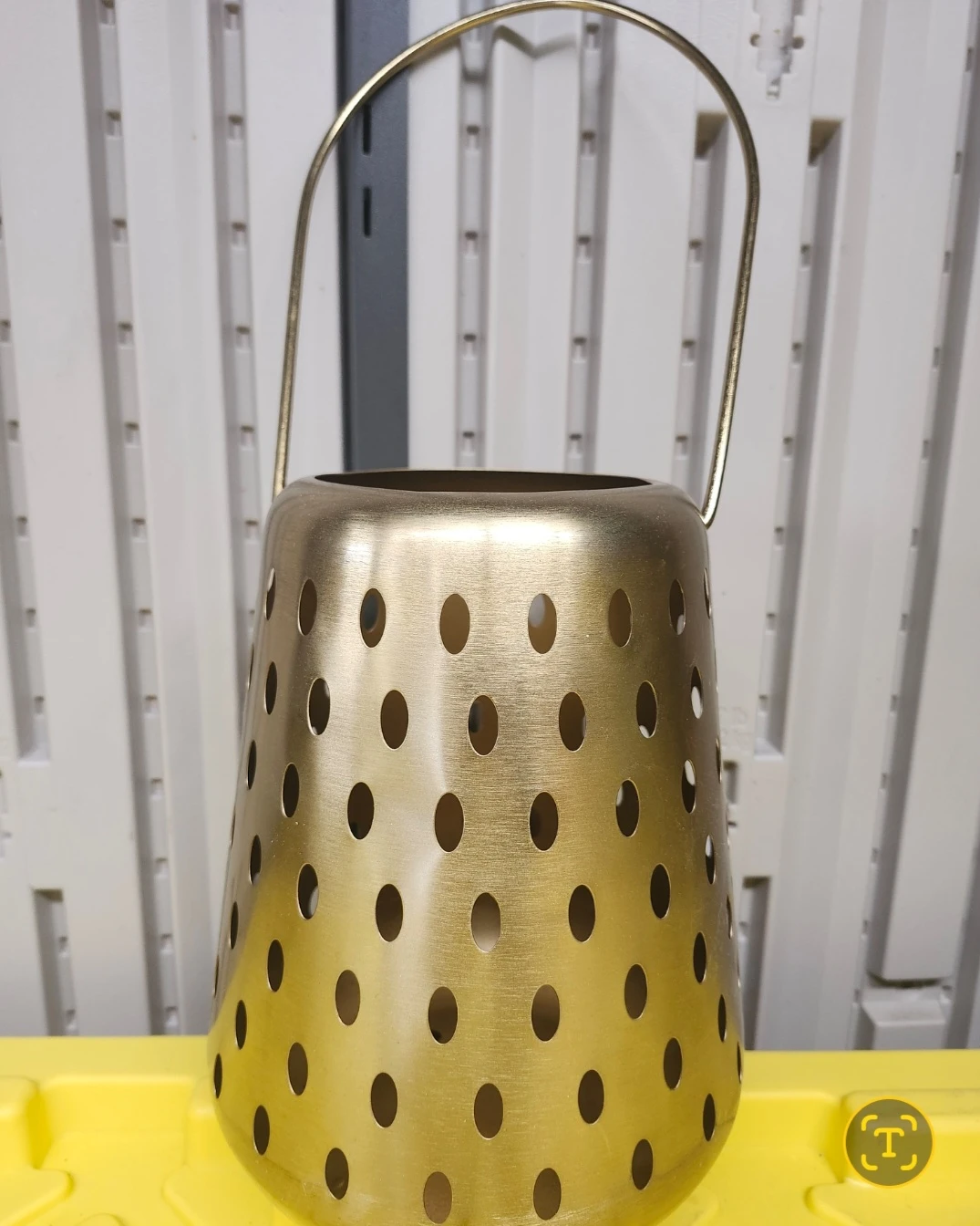 Large Brass Lantern with Handle