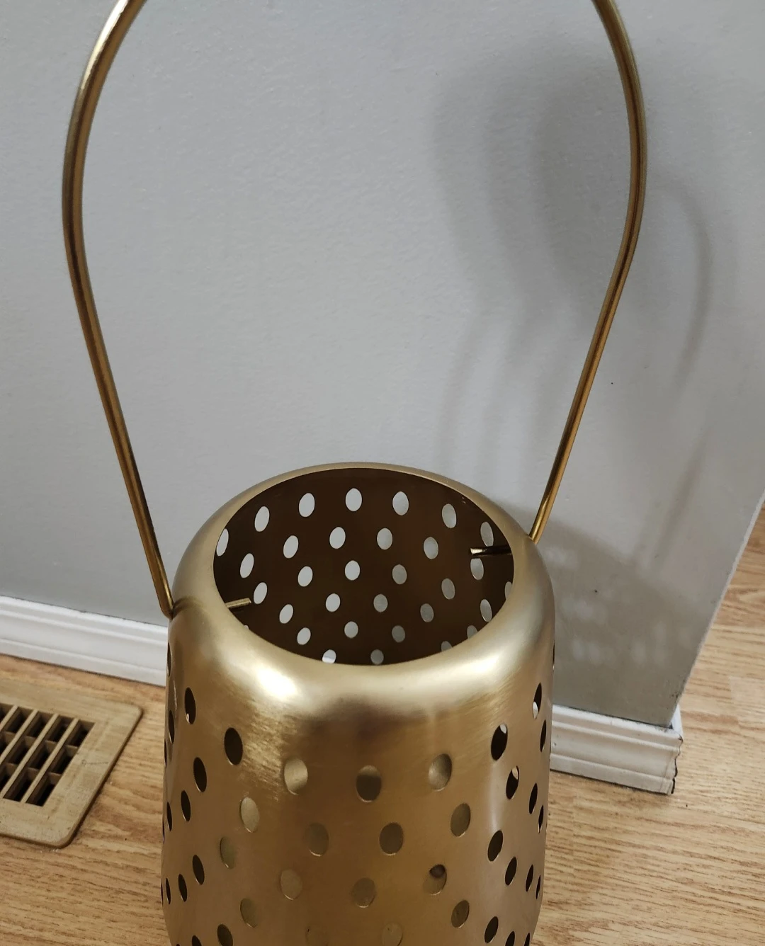 Large Brass Lantern with Handle - photo 2