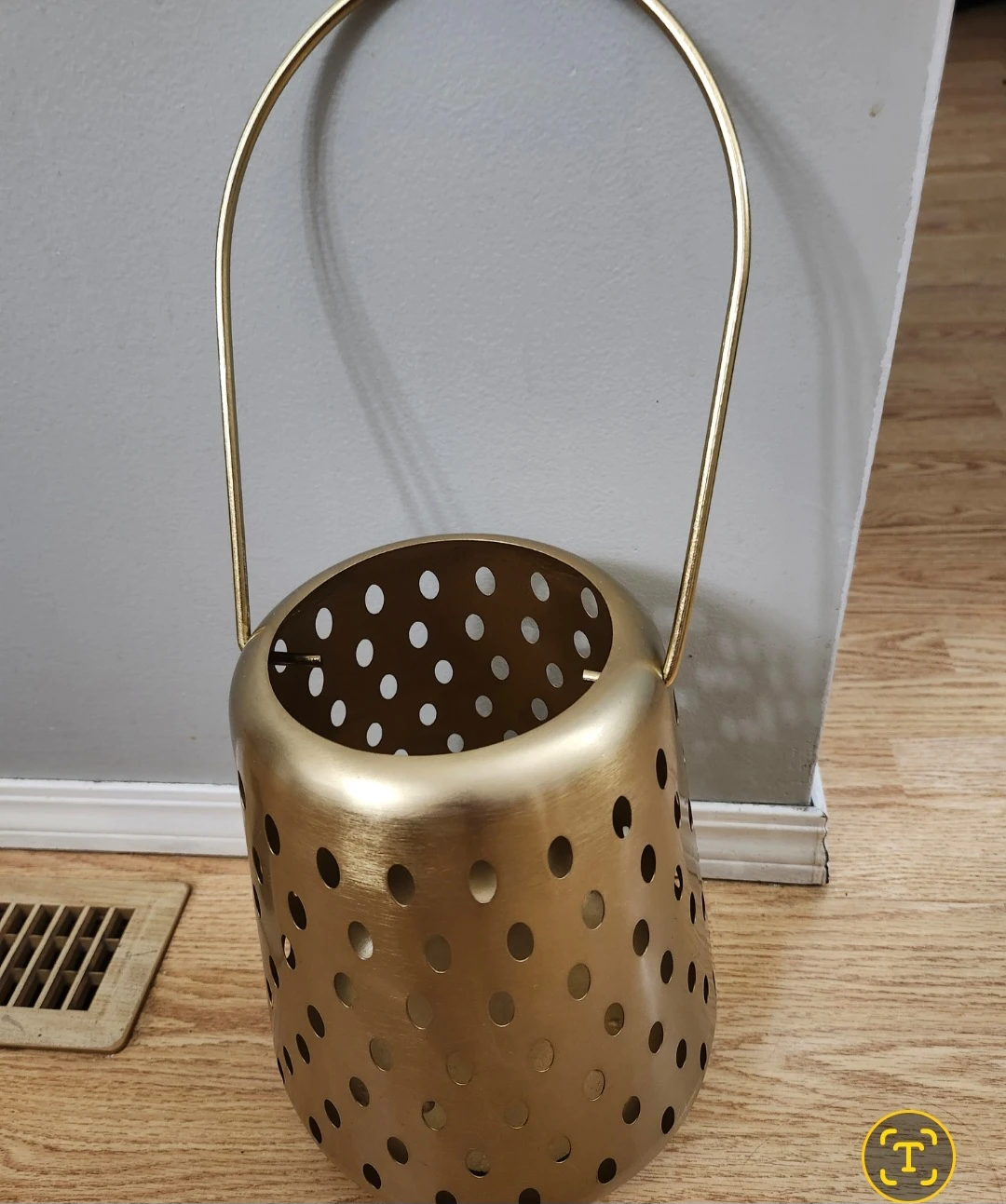 Large Brass Lantern with Handle - photo 3