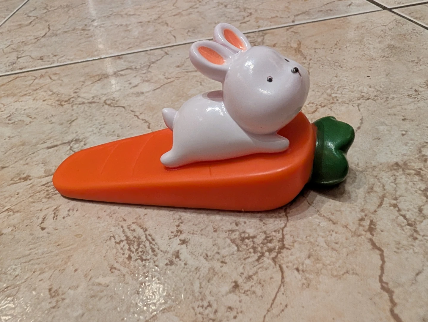 Rabbit on Carrot Door Stopper