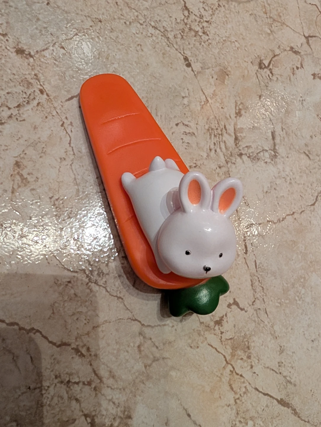 Rabbit on Carrot Door Stopper - photo 2