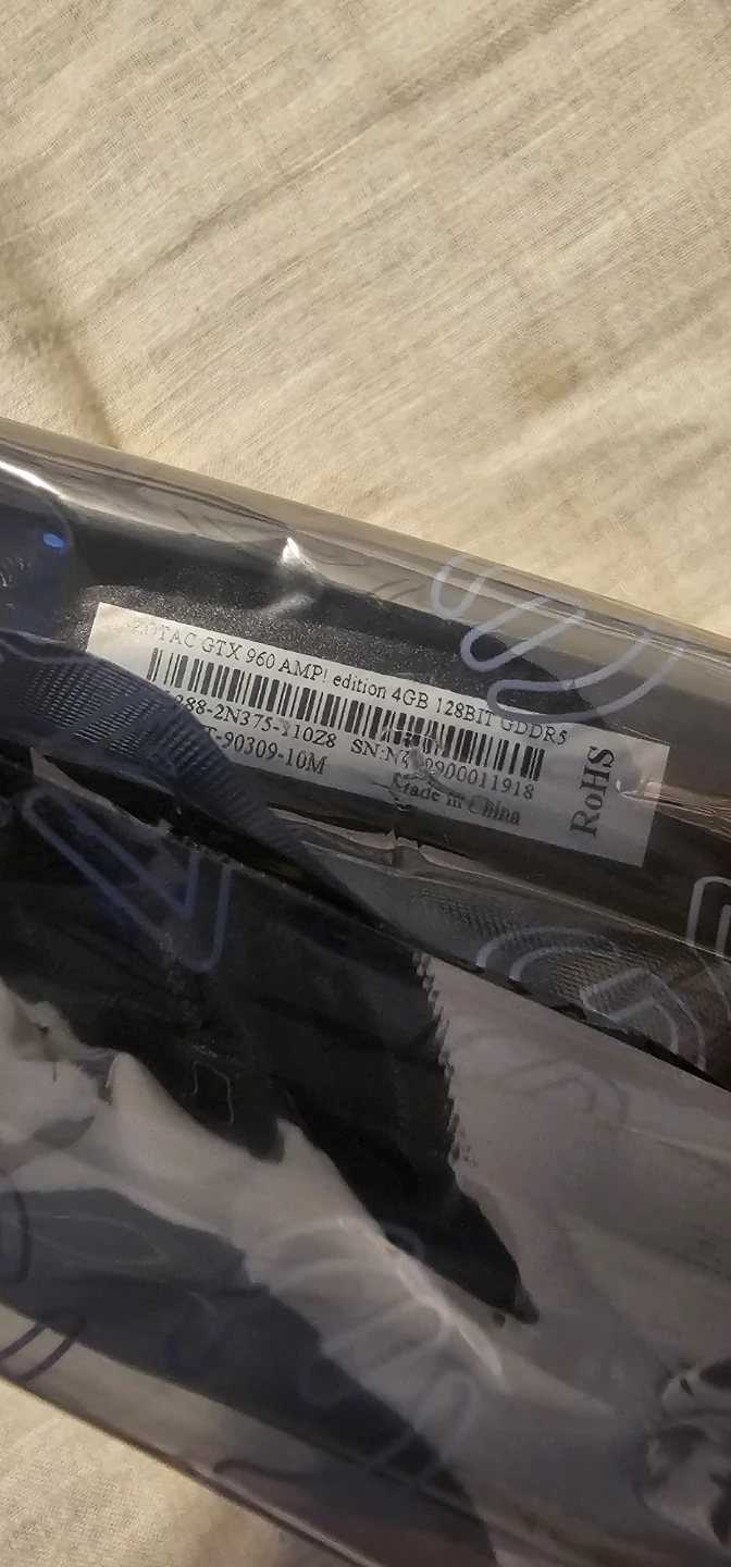 Sealed ZOTAC GTX 960 AMP! 4GB GDDR5 Graphics Card - photo 4