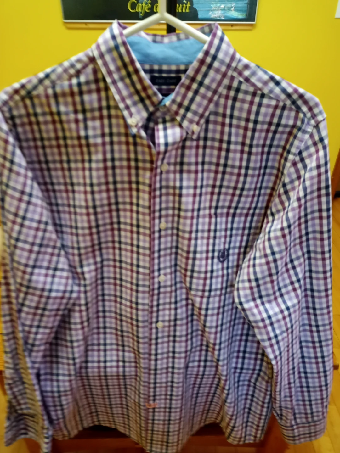Men's Long Sleeve Plaid Button-Down Shirt - photo 3