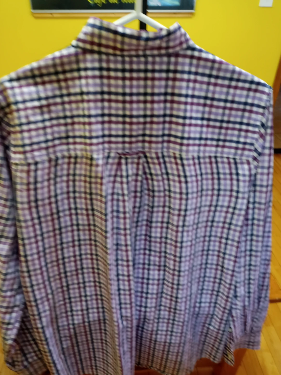 Men's Long Sleeve Plaid Button-Down Shirt - photo 4