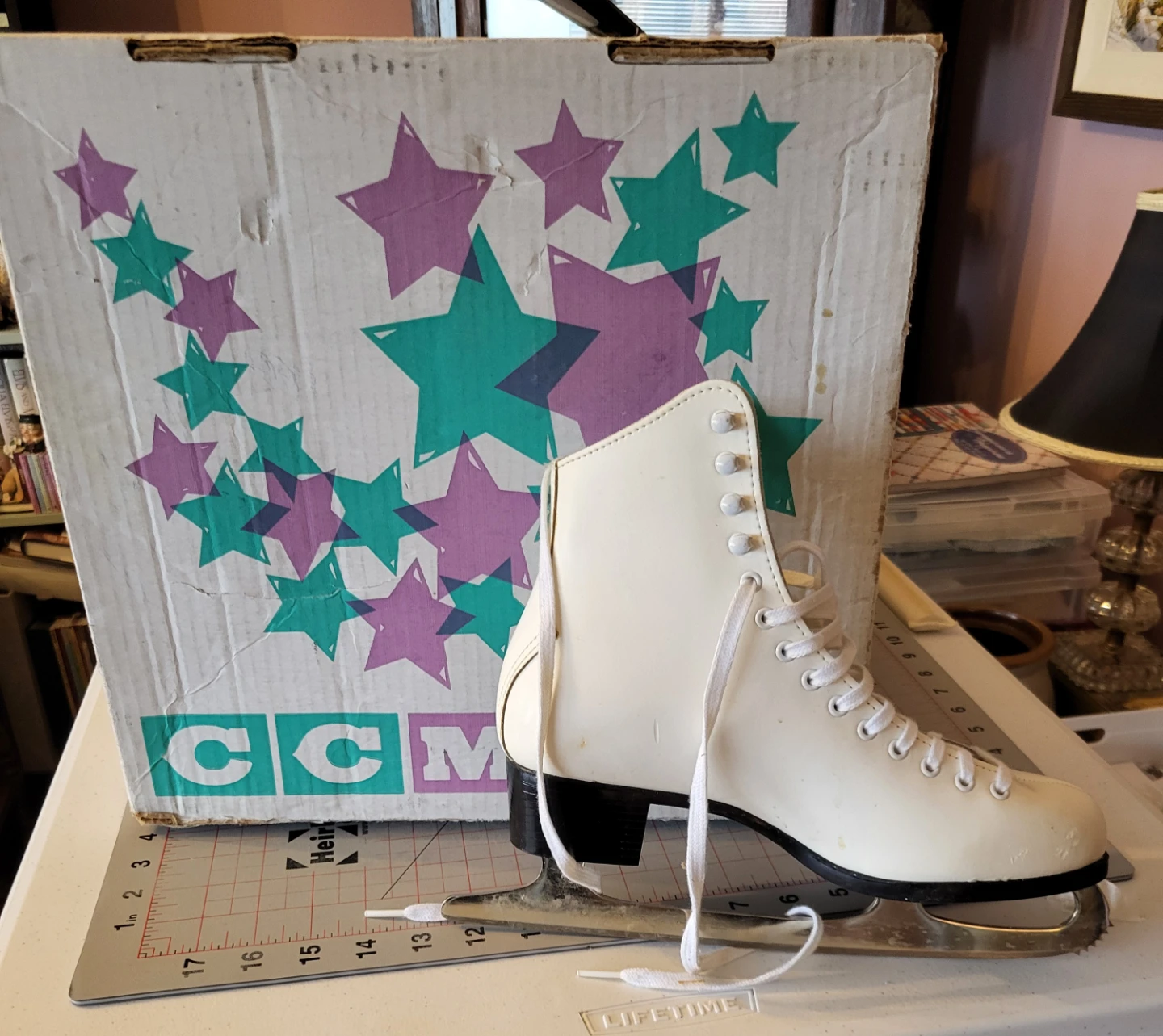 CCM Figure Skates - White Size 8