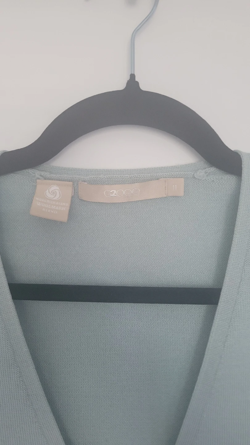 G2000 Women's Light Blue Wool Cardigan - photo 2