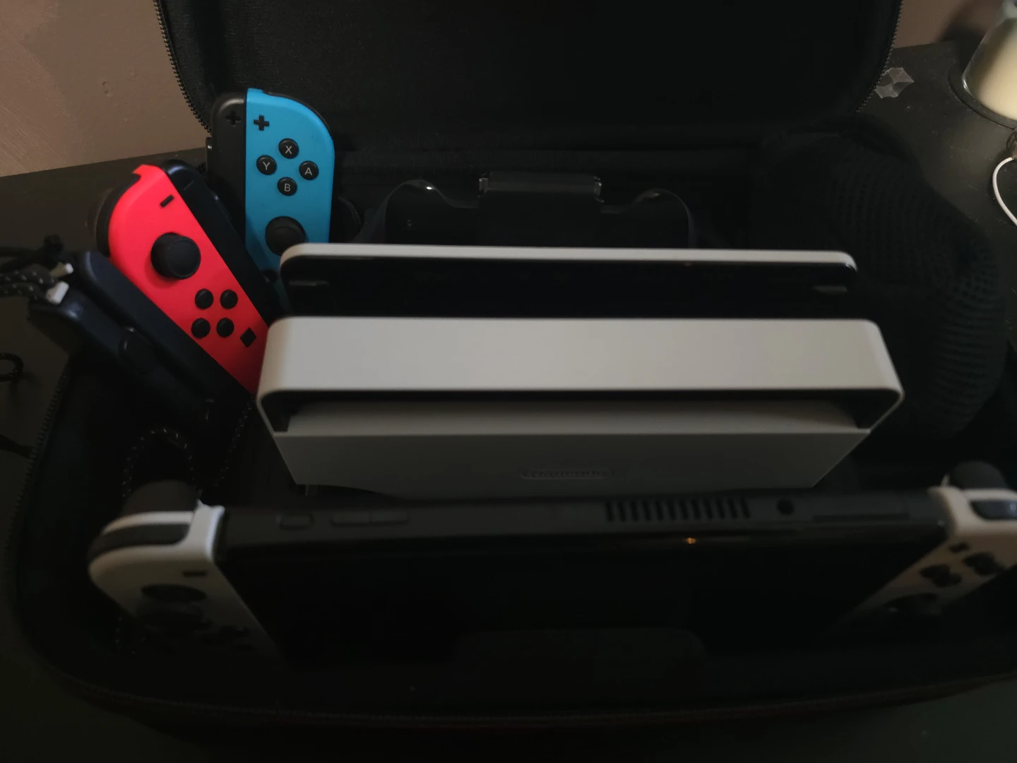 Nintendo Switch OLED White with extra Joy con and Accessories