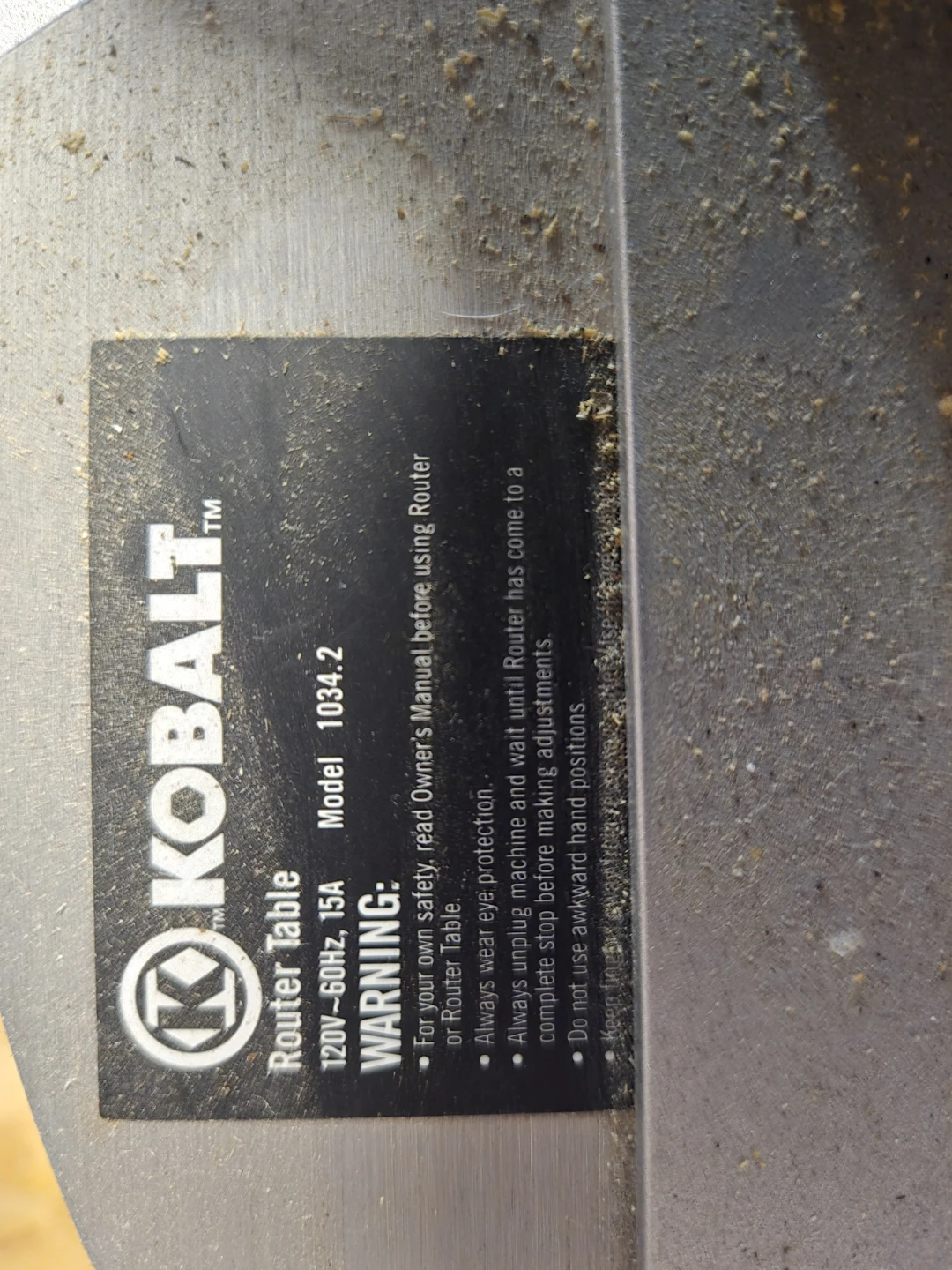 Kobalt Router Table Model 1034.2 - photo 3