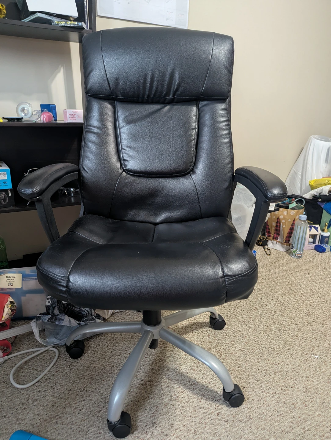 Black Office Chair- Together/Single