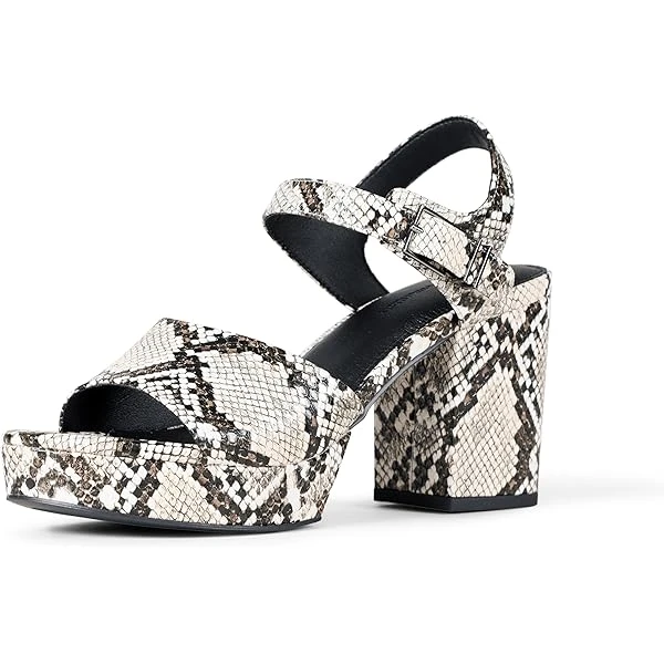 Platform Block Heel Sandals size 8