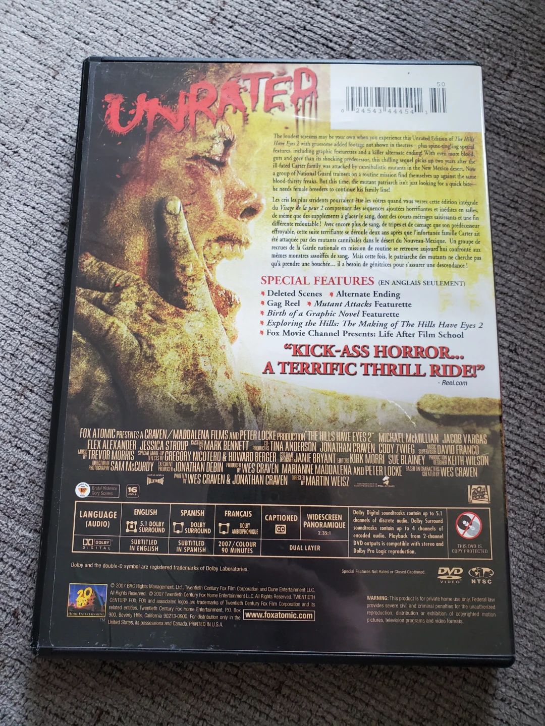 The Hills Have Eyes 2 Unrated DVD ⚽ - photo 2