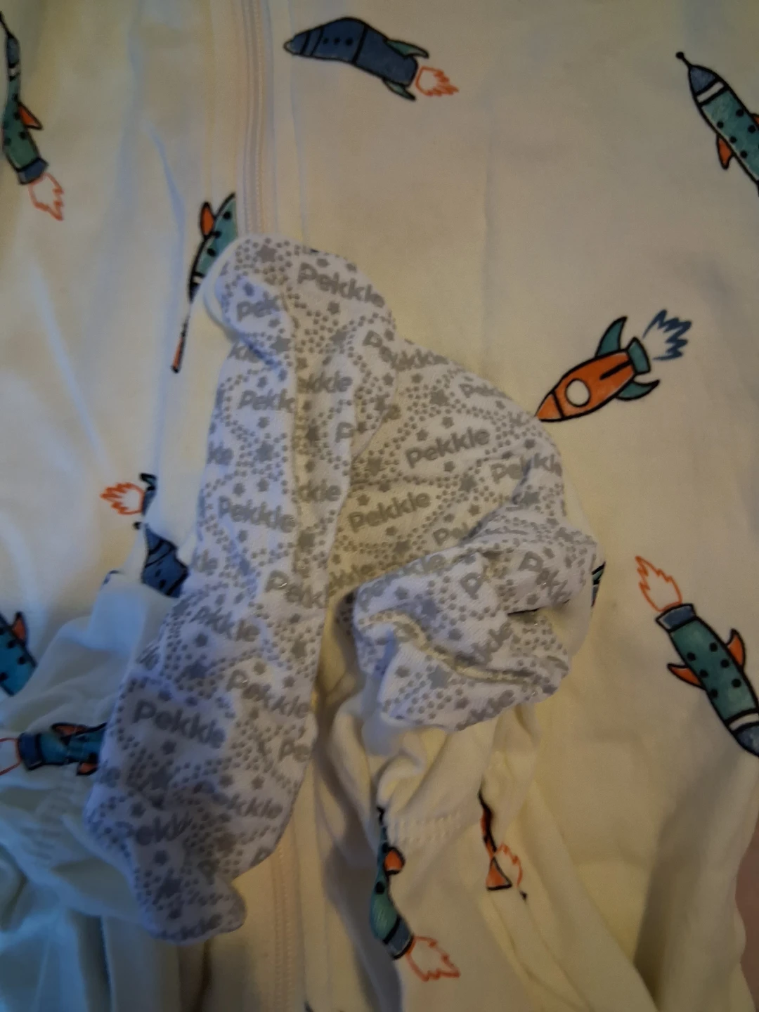 Pekkle Rocket Footed Pajamas - 24M - photo 3