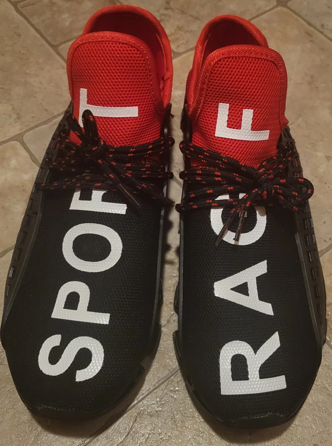 Black & Red Sport Shoes for men