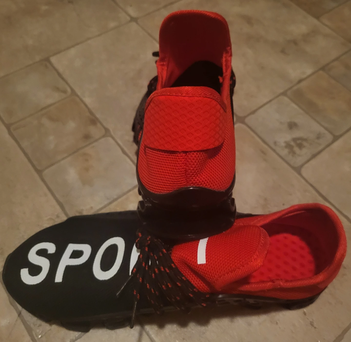 Black & Red Sport Shoes for men - photo 3