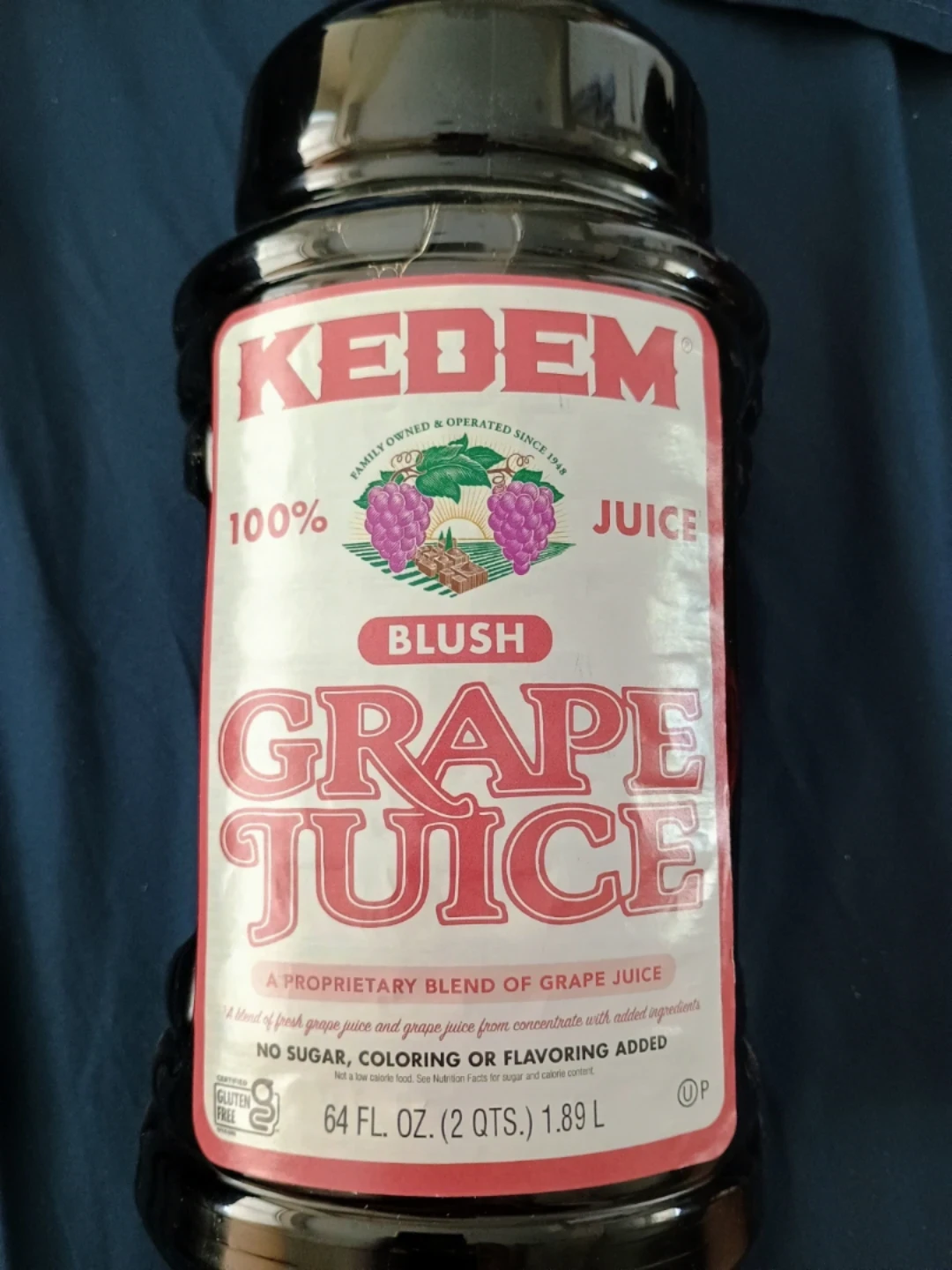 ⚽  Kedem 100% Blush Grape Juice 1.89L