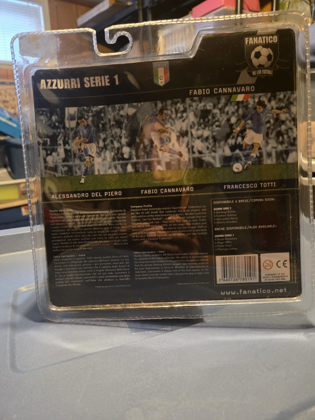 Fanatico Futbolistas Fabio Cannavaro Action Figure - photo 2