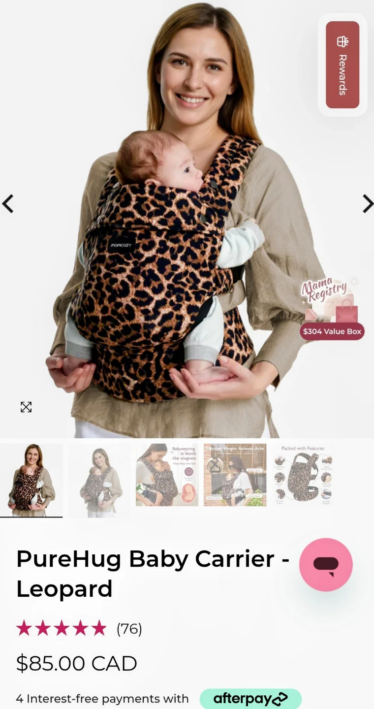 Momcozy PureHug Baby Carrier - Leopard( up to 24 months) - photo 3