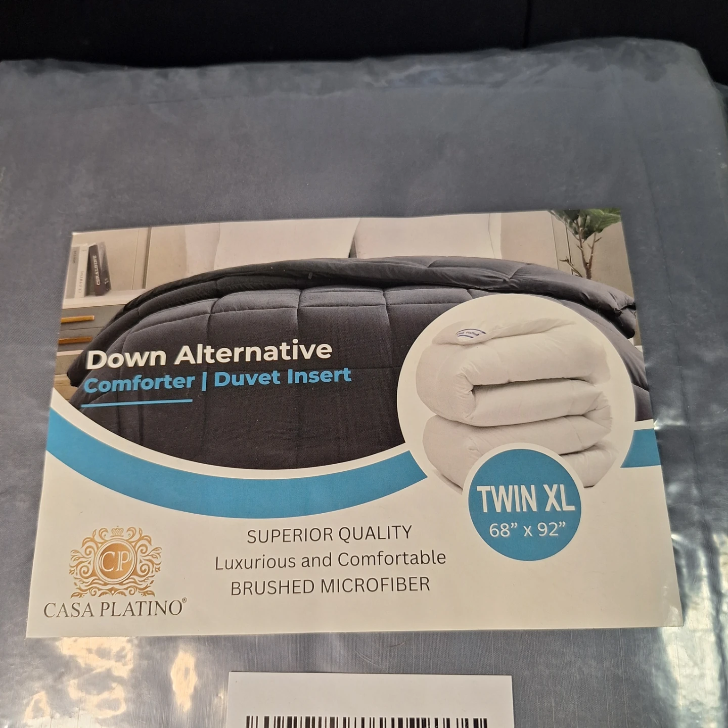 Casa Platino Down Alternative Comforter Duvet Insert - Twin XL - photo 2