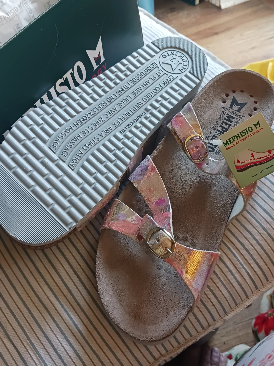 Mephisto Hannel Pink Beverly Sandals Size 40 EU - photo 2