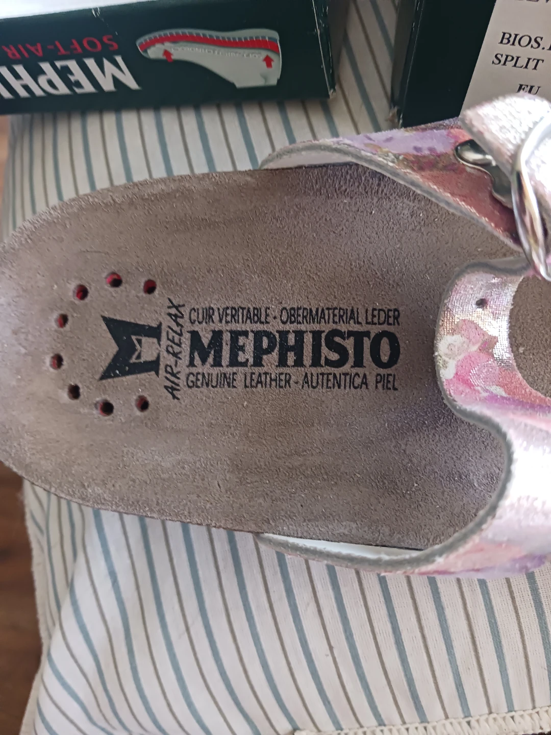 Mephisto Hannel Pink Beverly Sandals Size 40 EU - photo 3