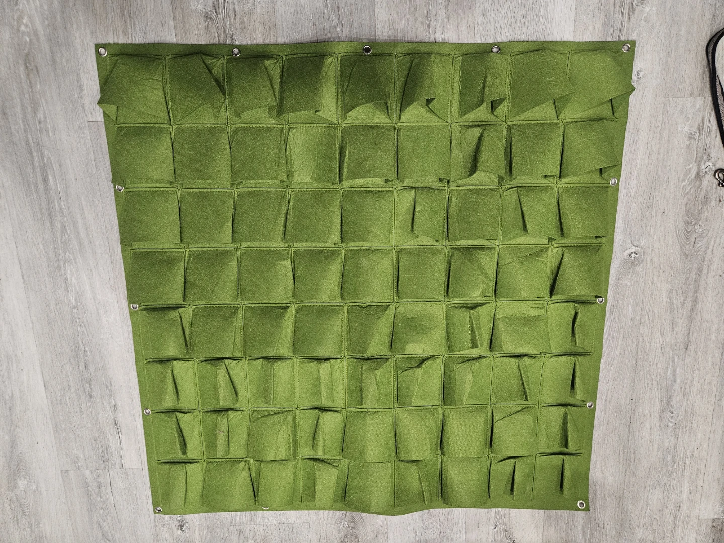 Green Felt Vertical Wall Planter