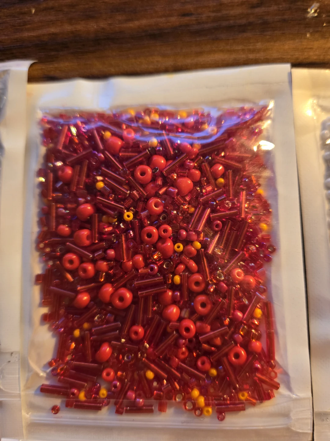 Assorted Craft Beads - Various Colours - photo 2