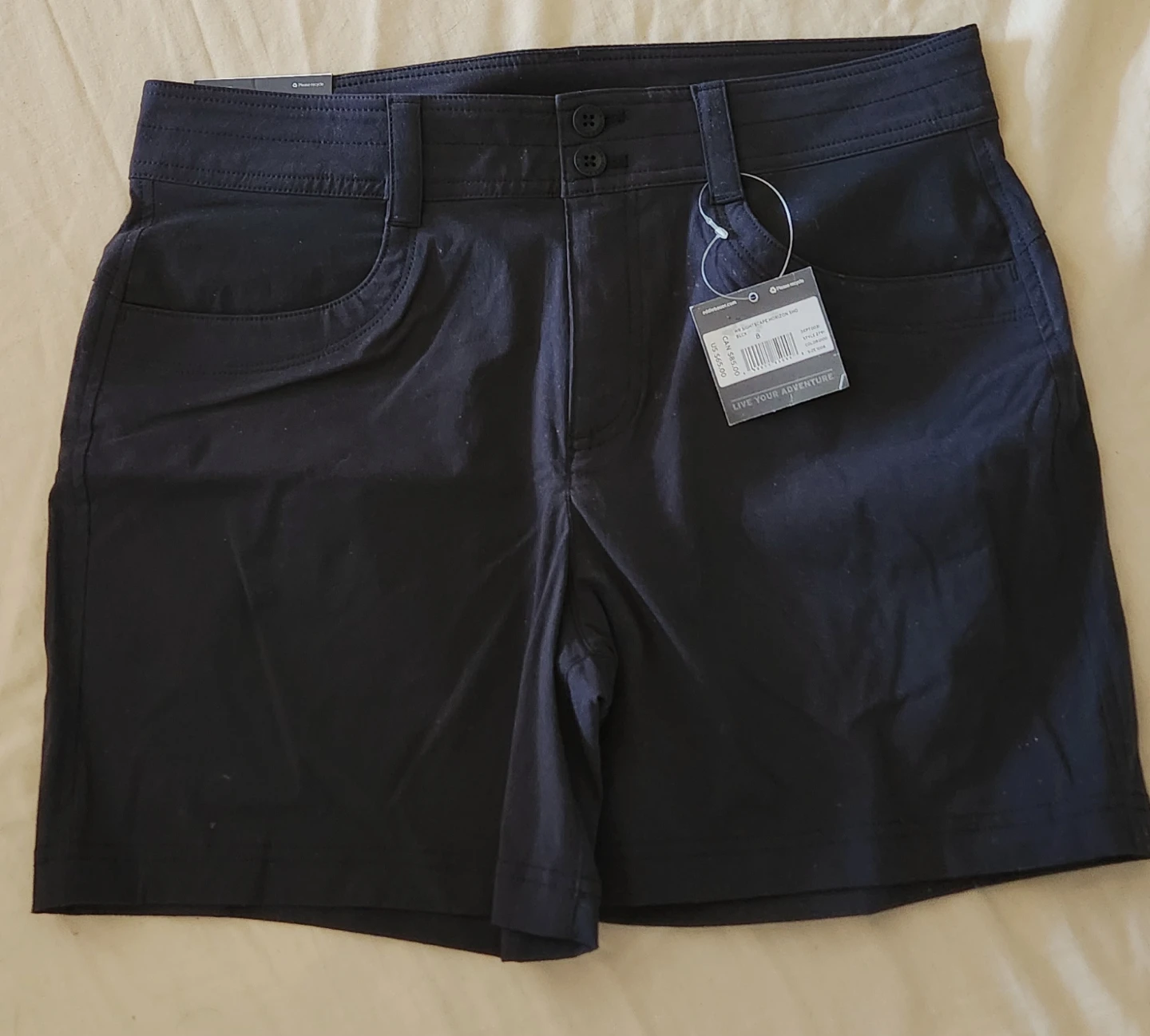 New Eddie Bauer Women's Size 8 Black Shorts