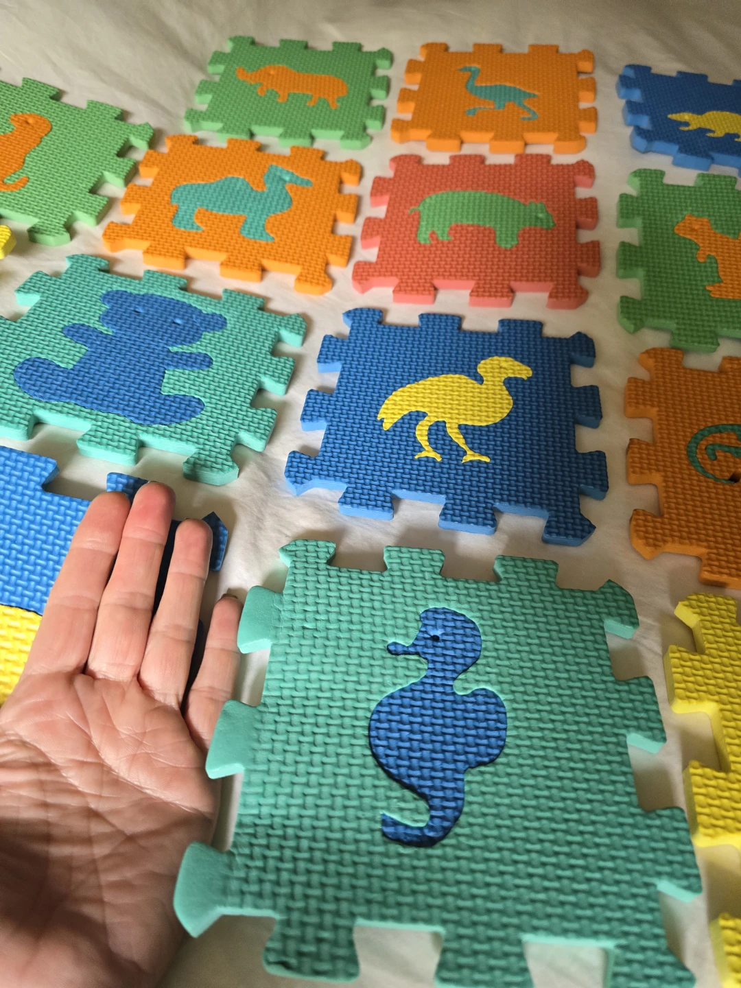 17 Foam Puzzle Mats with Animal Designs - photo 3