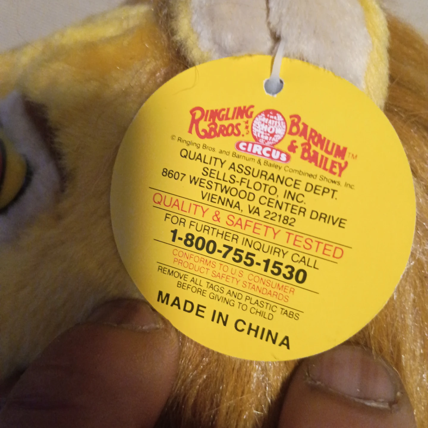 Ringling Bros. Barnum & Bailey Plush Lion - photo 2