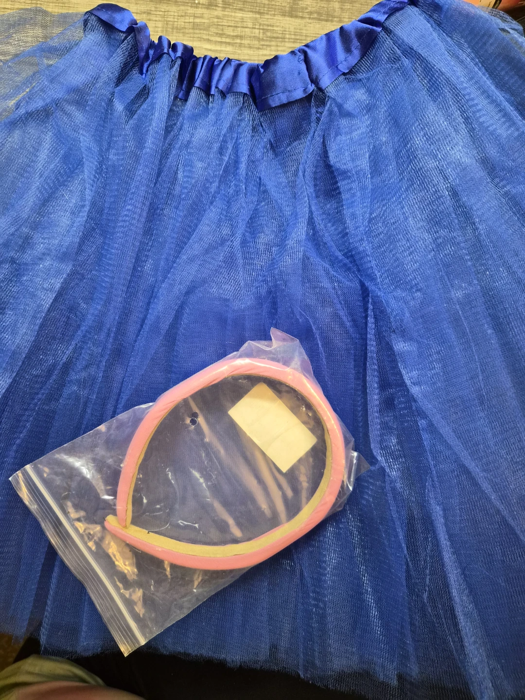 Blue Tutu Skirt with Headband