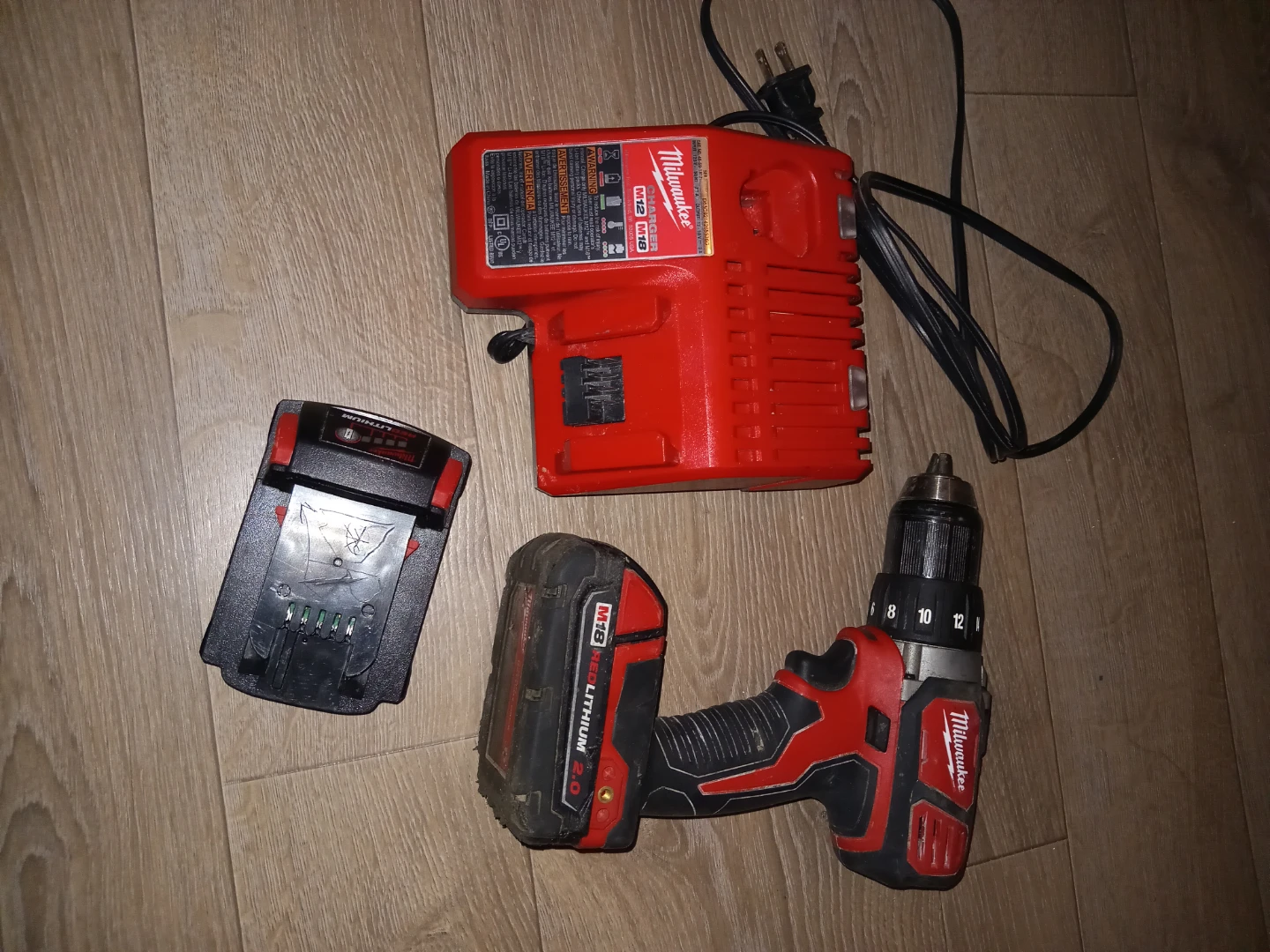 Milwaukee Drill and Charger